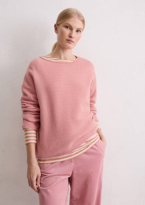 Grote trui Natural Rose in vooraanzicht