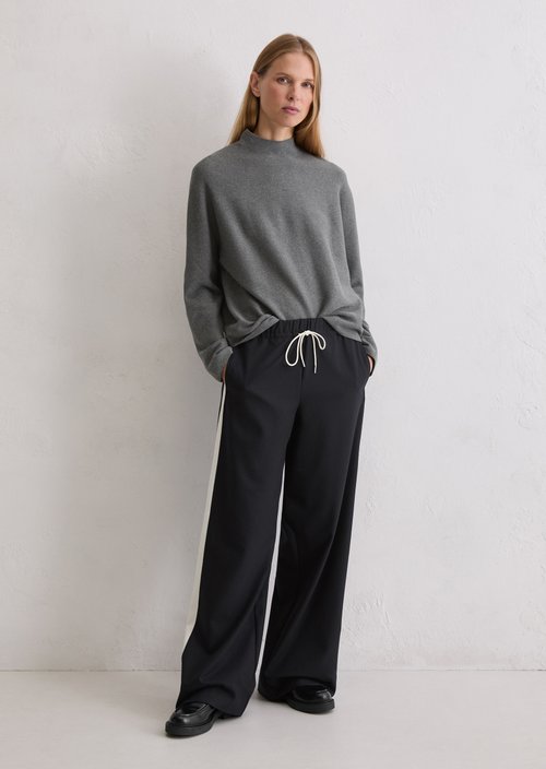 Seamless sweater loose — Warm Granite Melange