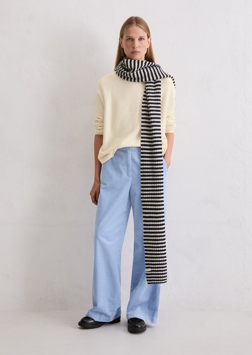 Seamless sweater loose — Raw Cream