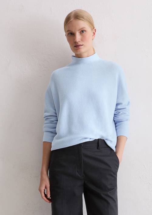 Seamless-Pullover loose Soft Sea in Frontalansicht
