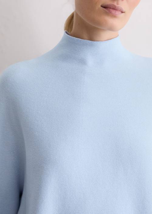 Seamless-Pullover loose Soft Sea in Detailansicht