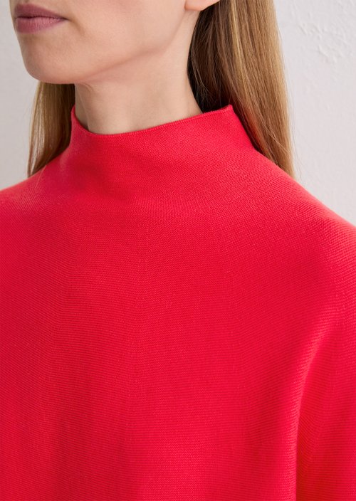 Seamless sweater loose — Bright Red