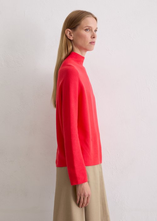 Seamless sweater loose — Bright Red
