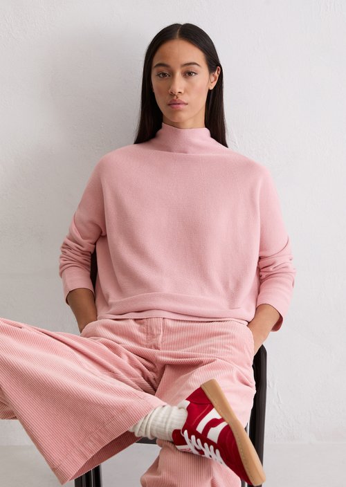Seamless sweater loose — Natural Rose
