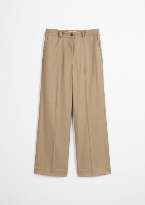 Wide Leg Pants long — Soft Mocca