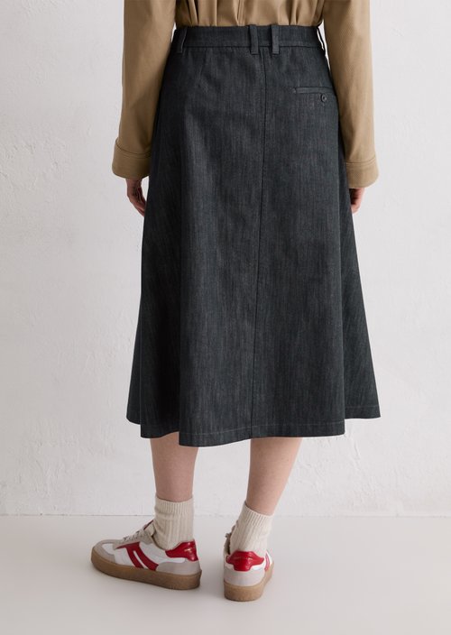 Flared skirt — Dark Blue