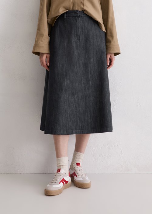 Flared skirt — Dark Blue
