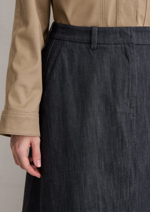 Flared skirt — Dark Blue