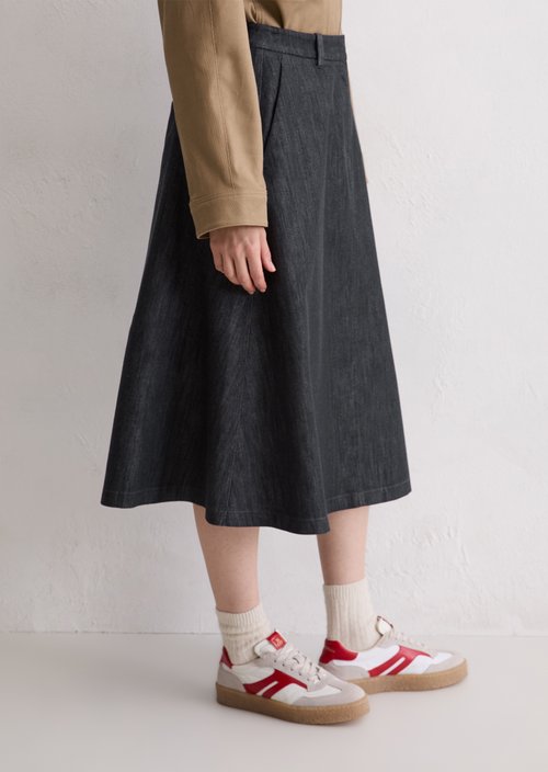 Flared skirt — Dark Blue