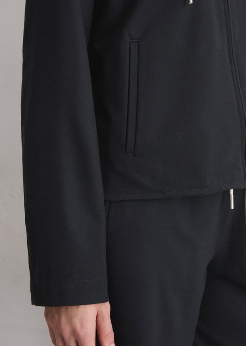 Indoor hooded jacket regular — Deep Night Blue