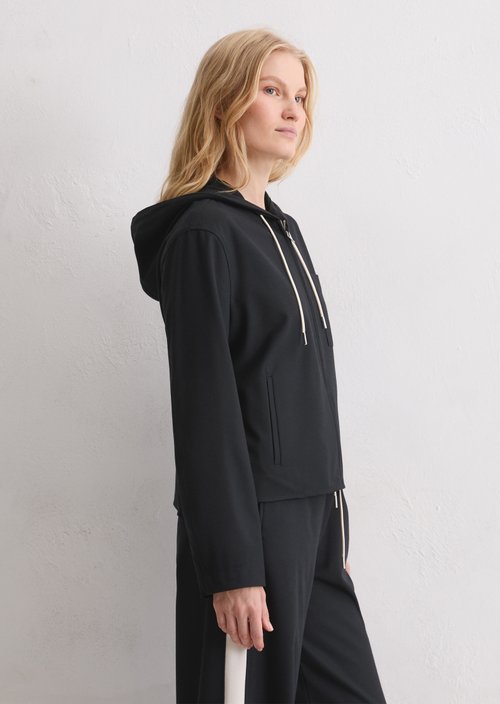 Indoor hooded jacket regular — Deep Night Blue