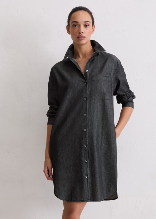 Shirt dress regular — Dark Blue