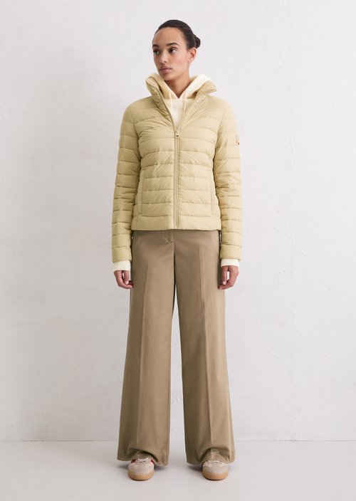 Lightweight quilted jacket fitted — Stormy Sand