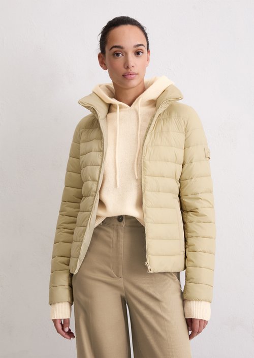 Lightweight quilted jacket fitted — Stormy Sand
