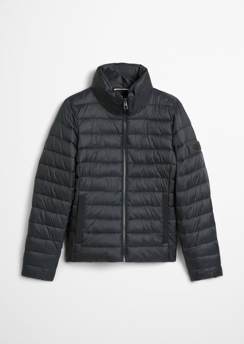 Lightweight quilted jacket fitted — Deep Night Blue
