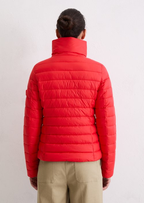 Lightweight quilted jacket fitted — Bright Red