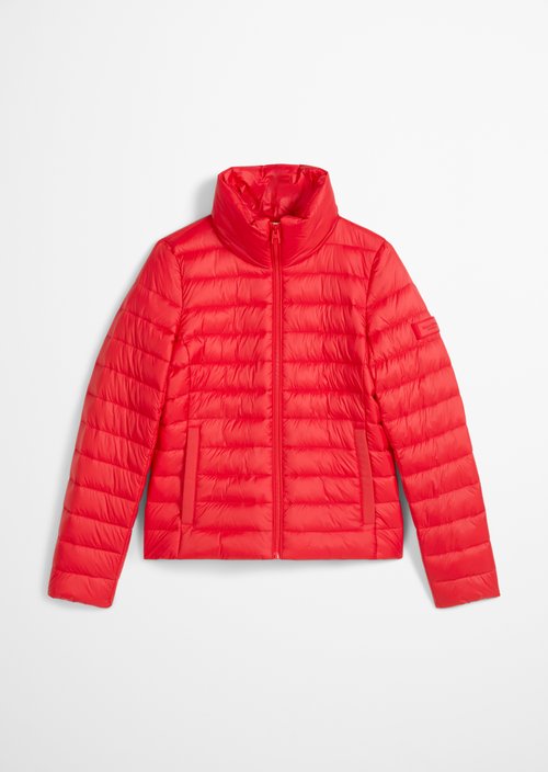 Lightweight quilted jacket fitted — Bright Red