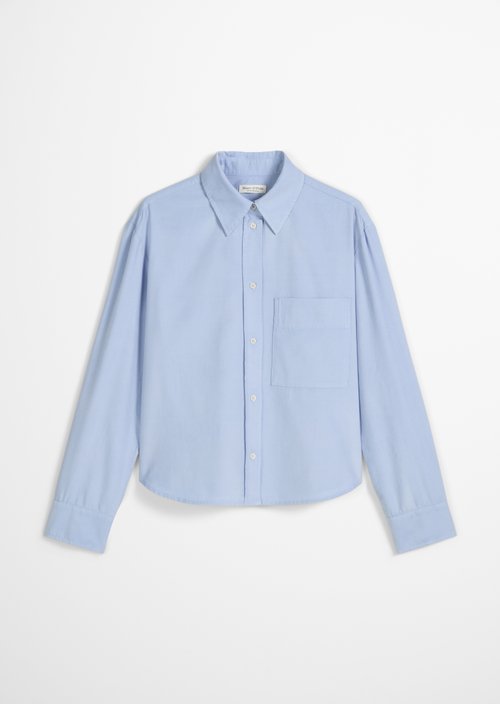Relaxed fine corduroy blouse — Soft Sea