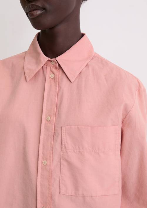 Feincord-Bluse relaxed Natural Rose in Detailansicht