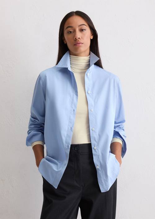 Regular long sleeve blouse Sunny Sea in front view