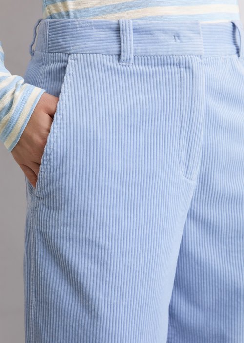 Corduroy pants wide — Soft Sea