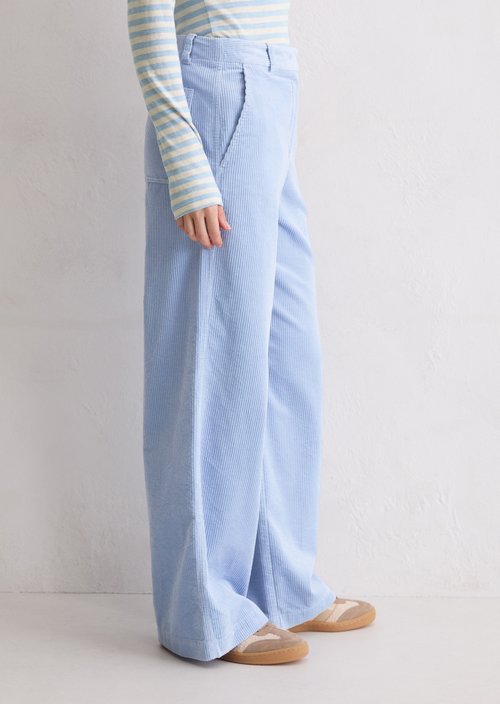 Corduroy pants wide — Soft Sea