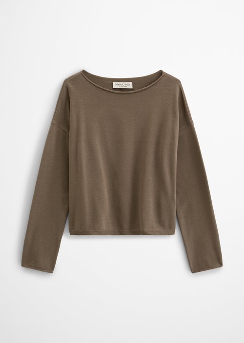 Loose knit sweater — Milky Brown