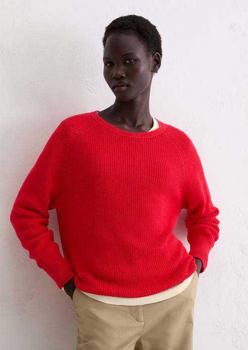 DfC Pullover loose Bright Red in Frontalansicht