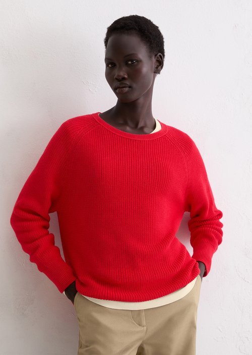 DfC sweater loose — Bright Red
