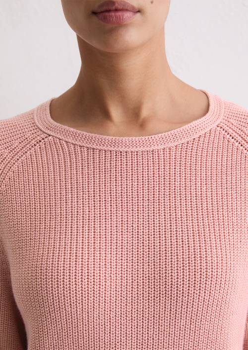 DfC Pullover loose Natural Rose in Detailansicht