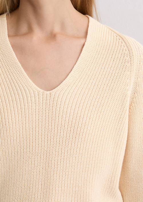 DfC Pullover regular Raw Cream in Detailansicht