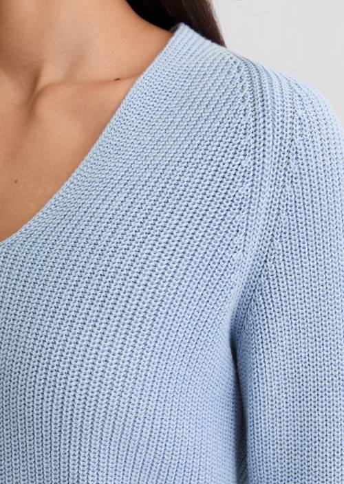 DfC Pullover regular Soft Sea in Detailansicht