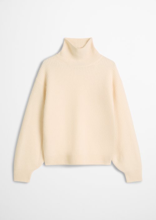 Relaxed knit sweater — Raw Cream