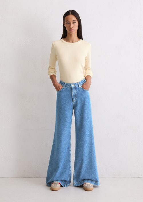 Wide jeans flared — Bright Blue