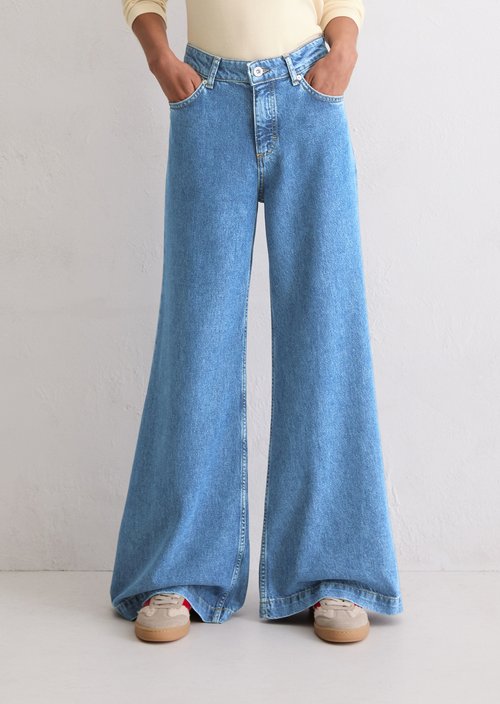 Wide jeans flared — Bright Blue
