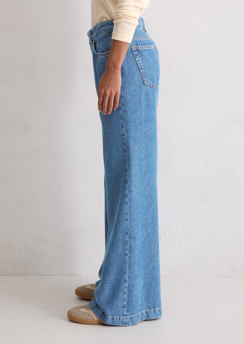 Wide jeans flared — Bright Blue