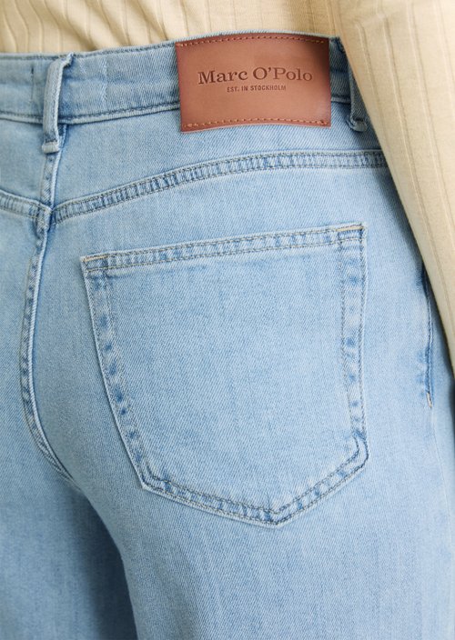 Jeans model Tolva wide long — Light Blue