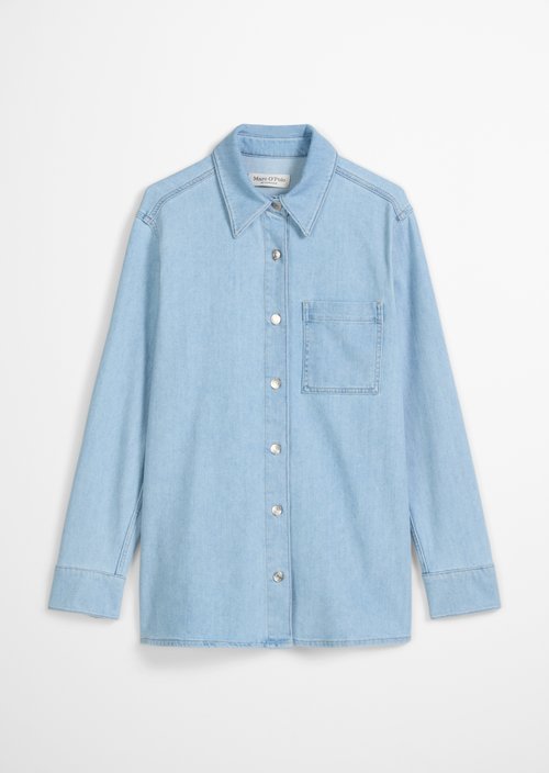 Regular denim shirt — Light Blue