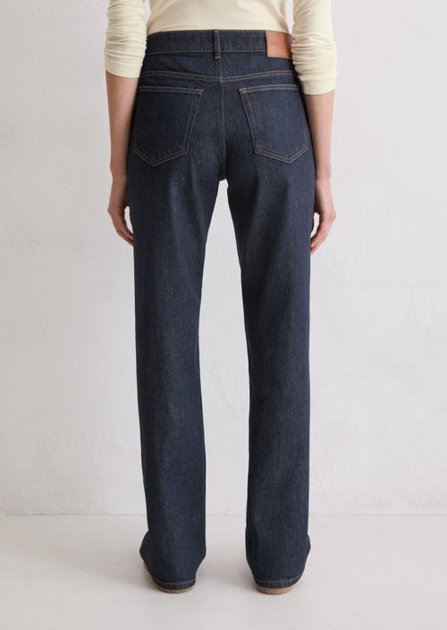 Jeans model Kiruna flared — Dark Blue (alternate view)