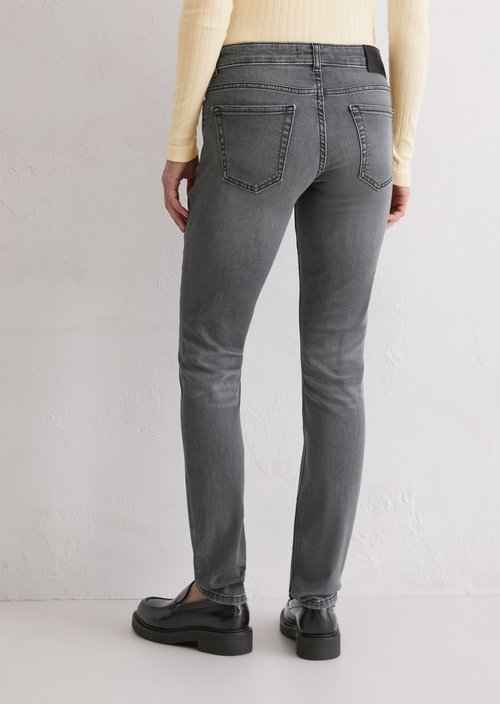 Jeans model Alby slim — Dark Grey (alternate view)