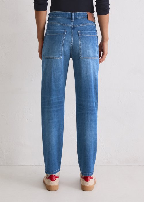 Jeans model Iva boyfriend cropped — Dark Blue