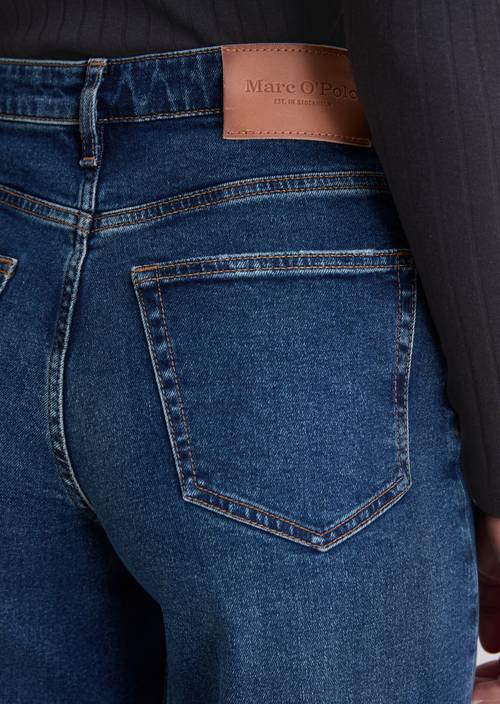 Dżinsy model Tolva szerokie Dark Blue w widoku szczegółowym