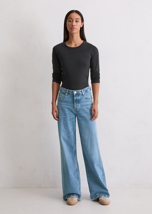 Jeans model Lania wide — Light Blue