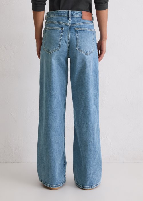 Jeans model Lania wide — Light Blue
