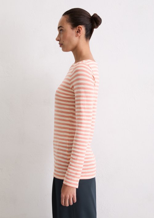 Regular striped longsleeve — Light Pink