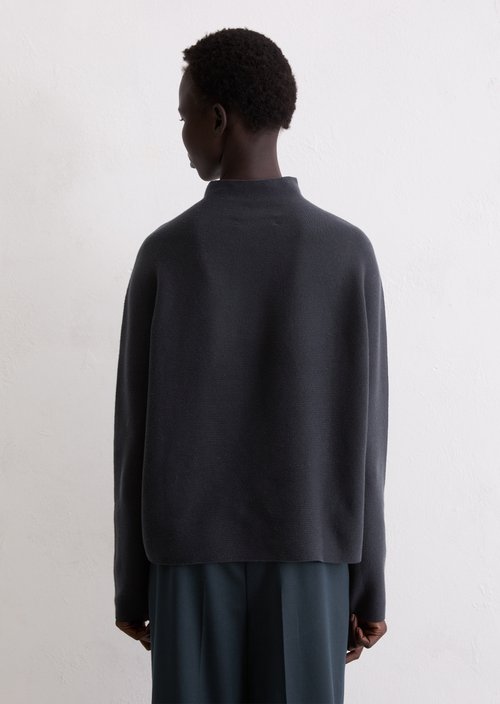 Seamless sweater loose — Deep Night Blue