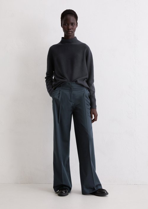 Seamless sweater loose — Deep Night Blue