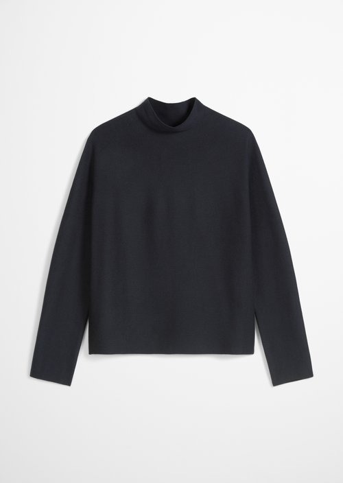 Seamless sweater loose — Deep Night Blue