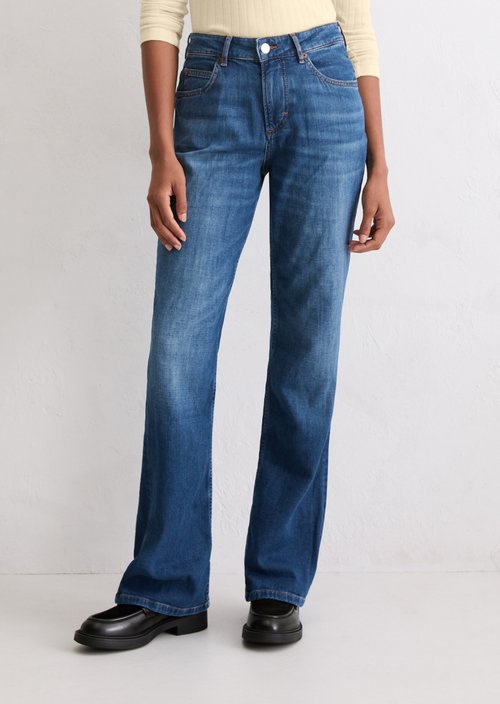 Jeans model Kiruna flared — Dark Blue