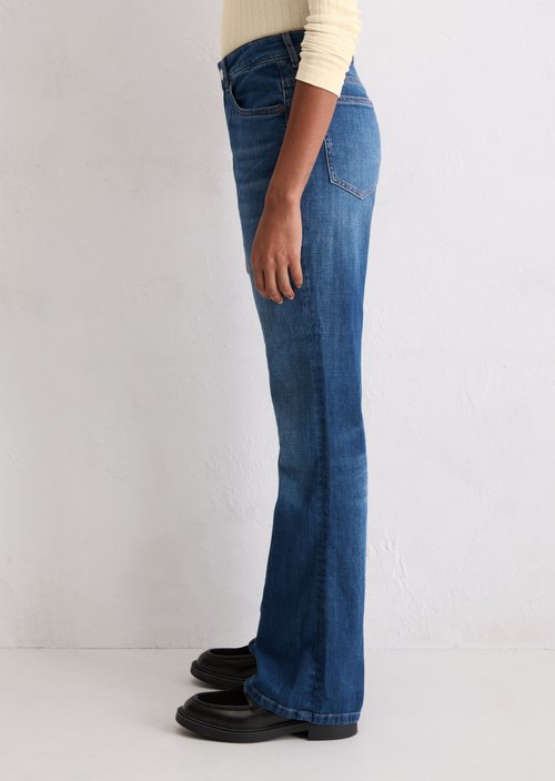 Jeans model Kiruna flared — Dark Blue